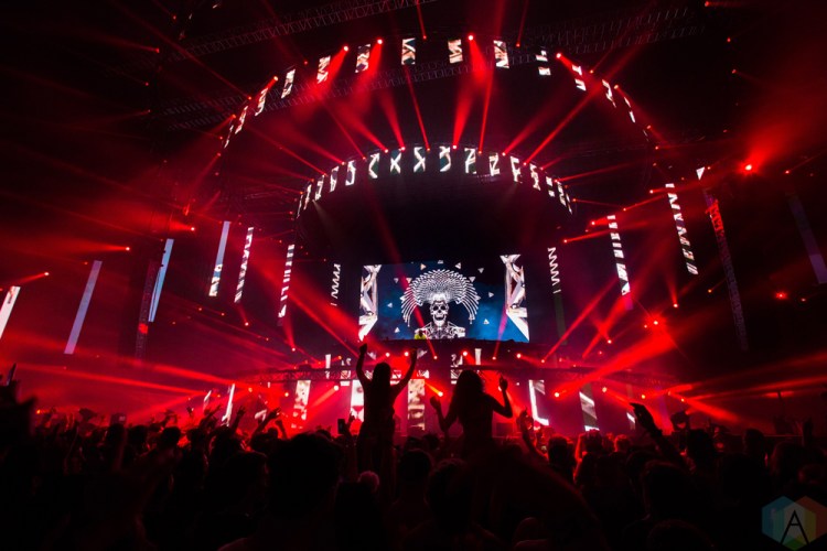 VANCOUVER, BC – Carnage performs at BC Place in Vancouver during Contact Winter Music Festival on December 27, 2017. (Photo: Ryan Deasley/Aesthetic Magazine)
