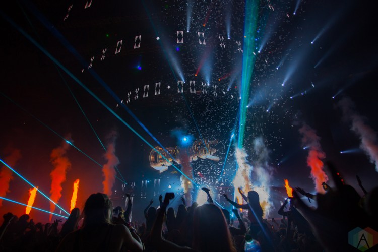 VANCOUVER, BC – Carnage performs at BC Place in Vancouver during Contact Winter Music Festival on December 27, 2017. (Photo: Ryan Deasley/Aesthetic Magazine)
