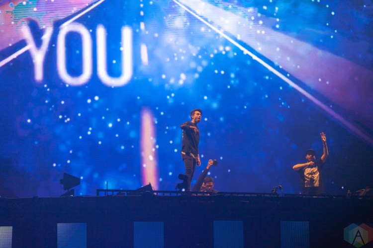 VANCOUVER, BC – Cash Cash performs at BC Place in Vancouver during Contact Winter Music Festival on December 27, 2017. (Photo: Ryan Deasley/Aesthetic Magazine)