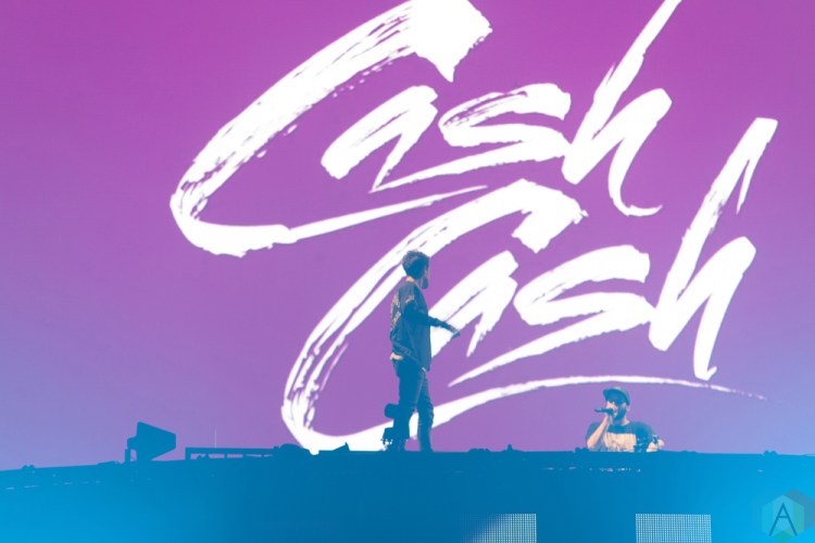 VANCOUVER, BC – Cash Cash performs at BC Place in Vancouver during Contact Winter Music Festival on December 27, 2017. (Photo: Ryan Deasley/Aesthetic Magazine)