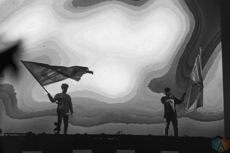 VANCOUVER, BC – Cash Cash performs at BC Place in Vancouver during Contact Winter Music Festival on December 27, 2017. (Photo: Ryan Deasley/Aesthetic Magazine)