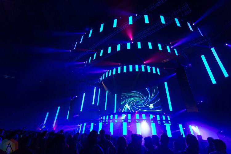 VANCOUVER, BC – Destructo performs at BC Place in Vancouver during Contact Winter Music Festival on December 27, 2017. (Photo: Ryan Deasley/Aesthetic Magazine)