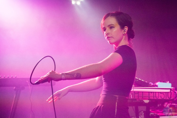 TORONTO, ON - DECEMBER 14: Ela Minus performs at Velvet Underground in Toronto on December 14, 2017. (Photo: Jaime Espinoza/Aesthetic Magazine)