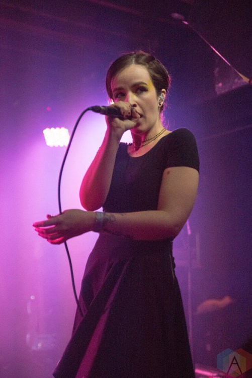 TORONTO, ON - DECEMBER 14: Ela Minus performs at Velvet Underground in Toronto on December 14, 2017. (Photo: Jaime Espinoza/Aesthetic Magazine)