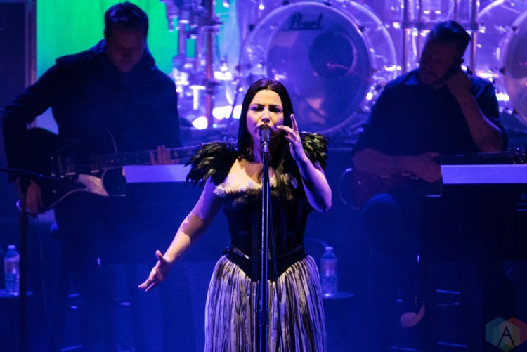 TORONTO, ON - DECEMBER 8: Amy Lee of Evanescence performs at Sony Centre in Toronto on December 8, 2017. (Photo: Jaime Espinoza/Aesthetic Magazine)