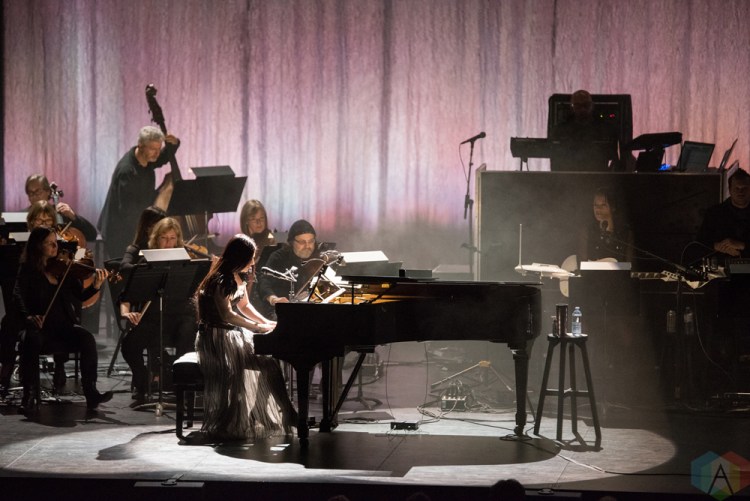 TORONTO, ON - DECEMBER 8: Amy Lee of Evanescence performs at Sony Centre in Toronto on December 8, 2017. (Photo: Jaime Espinoza/Aesthetic Magazine)