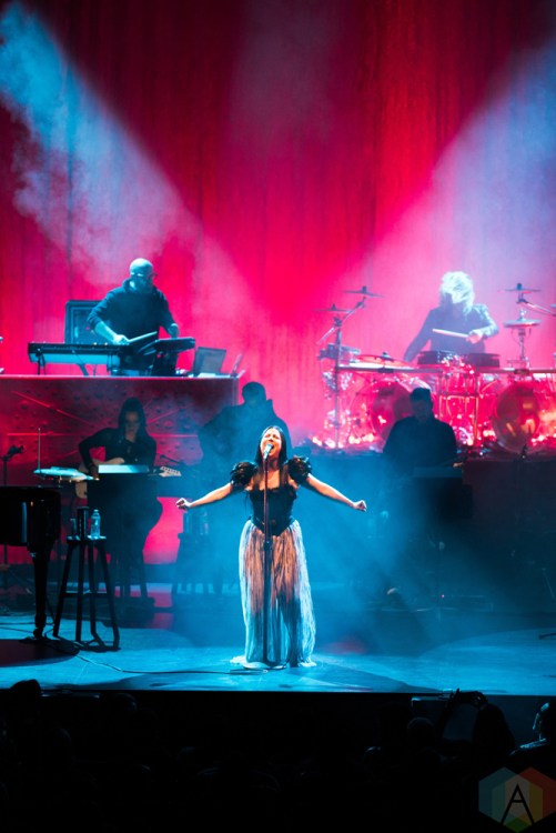 TORONTO, ON - DECEMBER 8: Amy Lee of Evanescence performs at Sony Centre in Toronto on December 8, 2017. (Photo: Jaime Espinoza/Aesthetic Magazine)