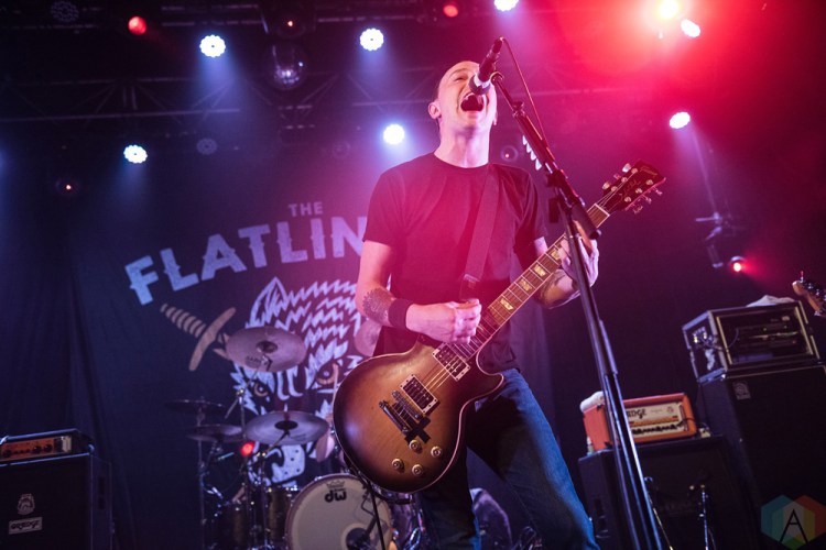 TORONTO, ON - DECEMBER 7: The Flatliners perform at The Opera House in Toronto on December 7, 2017. (Photo: Morgan Harris/Aesthetic Magazine)