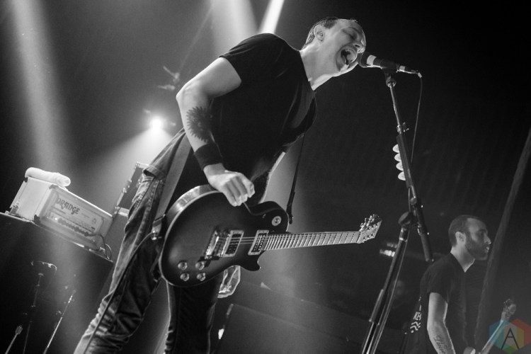 TORONTO, ON - DECEMBER 7: The Flatliners perform at The Opera House in Toronto on December 7, 2017. (Photo: Morgan Harris/Aesthetic Magazine)