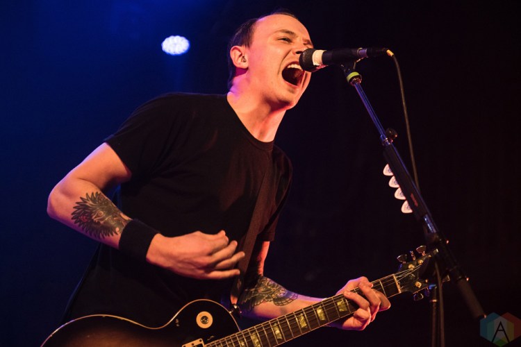 TORONTO, ON - DECEMBER 7: The Flatliners perform at The Opera House in Toronto on December 7, 2017. (Photo: Morgan Harris/Aesthetic Magazine)