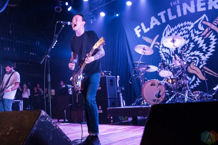 TORONTO, ON - DECEMBER 7: The Flatliners perform at The Opera House in Toronto on December 7, 2017. (Photo: Morgan Harris/Aesthetic Magazine)