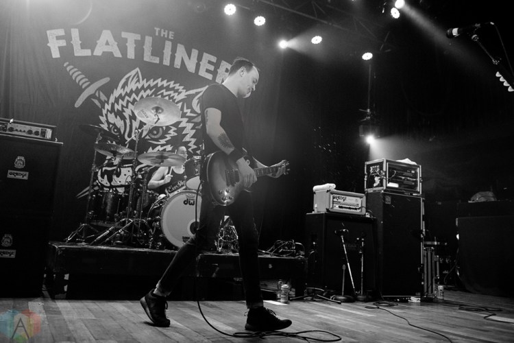 TORONTO, ON - DECEMBER 7: The Flatliners perform at The Opera House in Toronto on December 7, 2017. (Photo: Morgan Harris/Aesthetic Magazine)