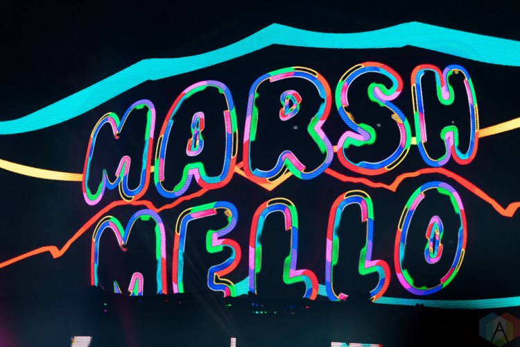 VANCOUVER, BC - Marshmello performs at BC Place in Vancouver during the Contact Winter Music Festival on December 26, 2017. (Photo: Ryan Deasley/Aesthetic Magazine)