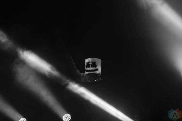 VANCOUVER, BC - Marshmello performs at BC Place in Vancouver during the Contact Winter Music Festival on December 26, 2017. (Photo: Ryan Deasley/Aesthetic Magazine)