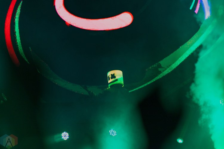 VANCOUVER, BC - Marshmello performs at BC Place in Vancouver during the Contact Winter Music Festival on December 26, 2017. (Photo: Ryan Deasley/Aesthetic Magazine)