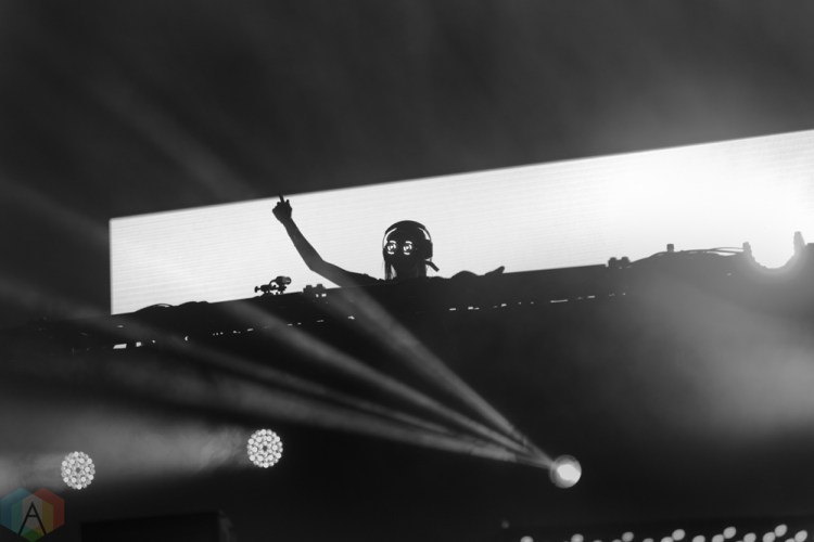 VANCOUVER, BC - Rezz performs at BC Place in Vancouver during the Contact Winter Music Festival on December 26, 2017. (Photo: Ryan Deasley/Aesthetic Magazine)