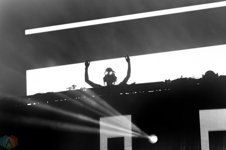 VANCOUVER, BC - Rezz performs at BC Place in Vancouver during the Contact Winter Music Festival on December 26, 2017. (Photo: Ryan Deasley/Aesthetic Magazine)