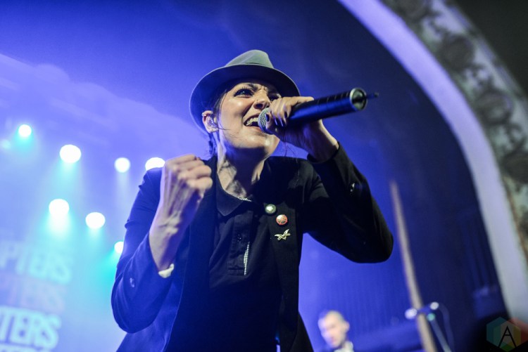 TORONTO, ON - DECEMBER 2: The Interrupters perform at The Opera House in Toronto on December 2, 2017. (Photo: Joanna Glezakos/Aesthetic Magazine)