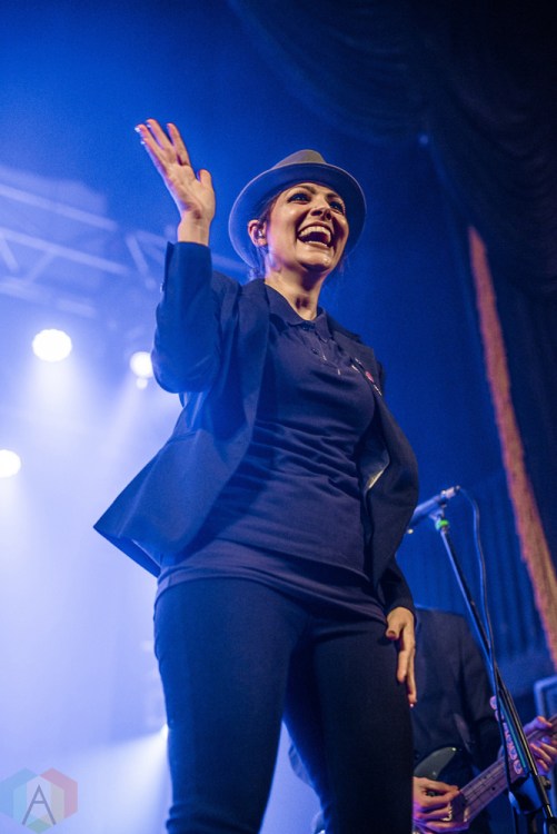 TORONTO, ON - DECEMBER 2: The Interrupters perform at The Opera House in Toronto on December 2, 2017. (Photo: Joanna Glezakos/Aesthetic Magazine)