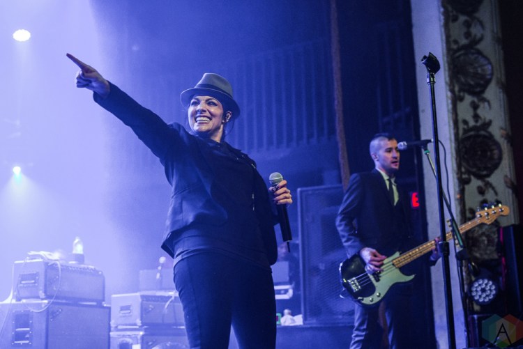 TORONTO, ON - DECEMBER 2: The Interrupters perform at The Opera House in Toronto on December 2, 2017. (Photo: Joanna Glezakos/Aesthetic Magazine)
