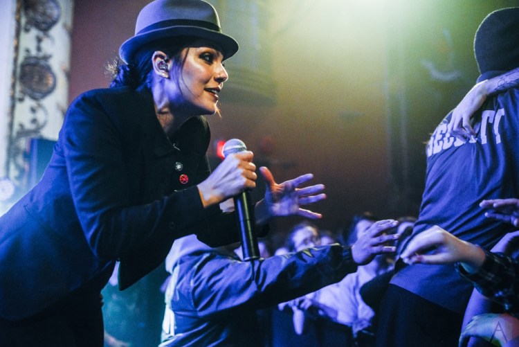 TORONTO, ON - DECEMBER 2: The Interrupters perform at The Opera House in Toronto on December 2, 2017. (Photo: Joanna Glezakos/Aesthetic Magazine)