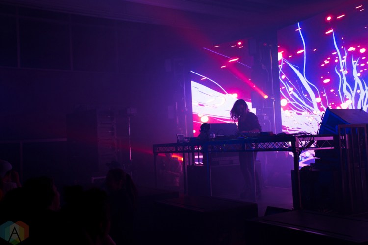 VANCOUVER, BC – Tokimonsta performs at BC Place in Vancouver during Contact Winter Music Festival on December 27, 2017. (Photo: Ryan Deasley/Aesthetic Magazine)