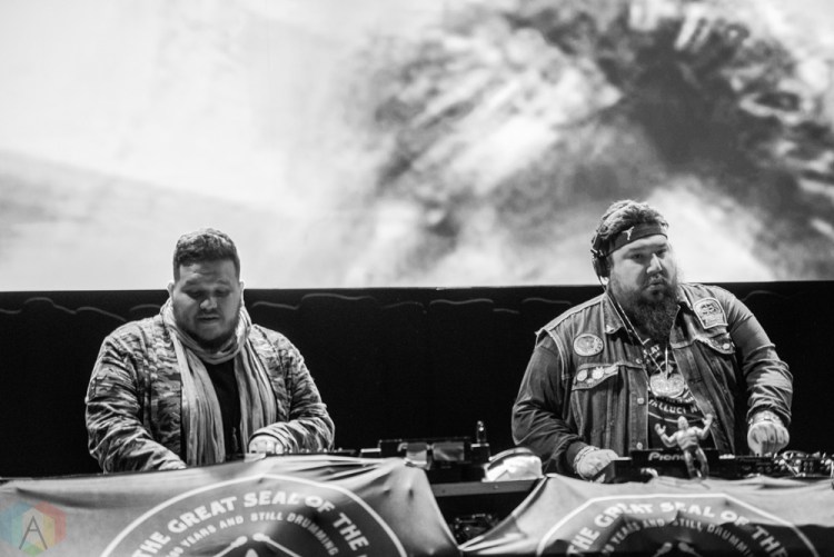 TORONTO, ON - JANUARY 19 - A Tribe Called Red performs at Danforth Music Hall in Toronto on January 19, 2018. (Photo: Joanna Glezakos/Aesthetic Magazine)