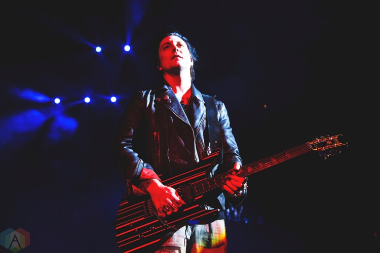 HAMILTON, ON - JANUARY 22: Avenged Sevenfold performs at FirstOntario Centre in Hamilton, Ontario on January 22, 2018. (Photo: Adam Harrison/Aesthetic Magazine)