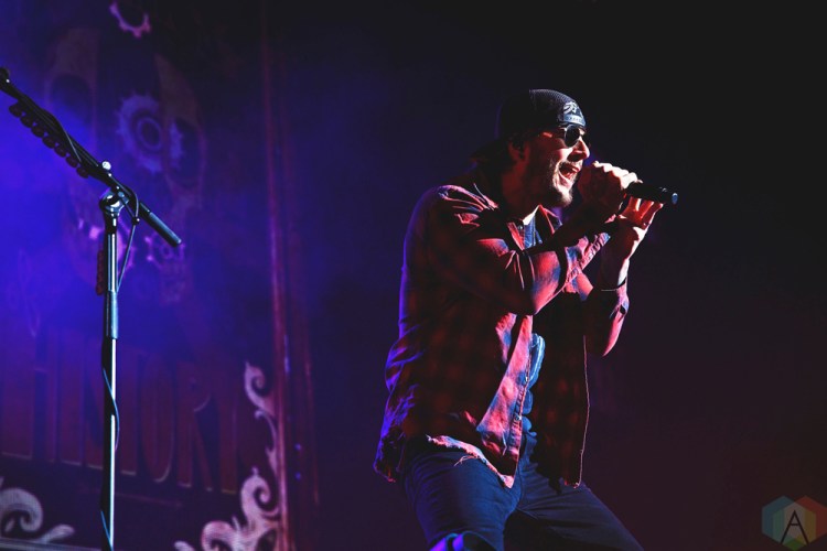 HAMILTON, ON - JANUARY 22: Avenged Sevenfold performs at FirstOntario Centre in Hamilton, Ontario on January 22, 2018. (Photo: Adam Harrison/Aesthetic Magazine)