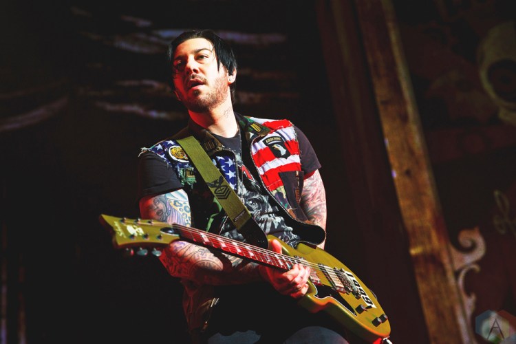 HAMILTON, ON - JANUARY 22: Avenged Sevenfold performs at FirstOntario Centre in Hamilton, Ontario on January 22, 2018. (Photo: Adam Harrison/Aesthetic Magazine)