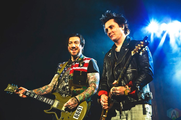 HAMILTON, ON - JANUARY 22: Avenged Sevenfold performs at FirstOntario Centre in Hamilton, Ontario on January 22, 2018. (Photo: Adam Harrison/Aesthetic Magazine)