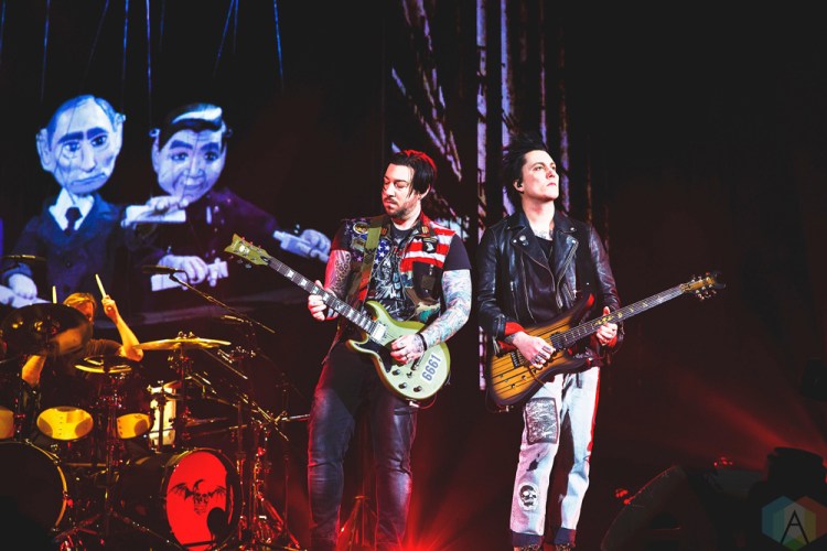 HAMILTON, ON - JANUARY 22: Avenged Sevenfold performs at FirstOntario Centre in Hamilton, Ontario on January 22, 2018. (Photo: Adam Harrison/Aesthetic Magazine)