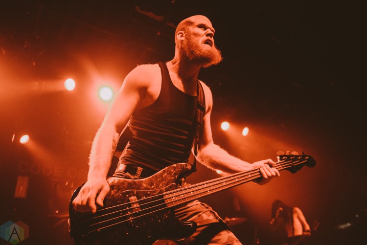 VANCOUVER, BC - JANUARY 23: Code Orange performs at Commodore Ballroom in Vancouver on January 23, 2018. (Photo: Tim Nguyen/Aesthetic Magazine)