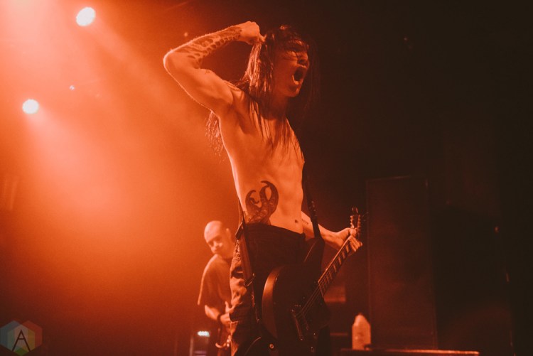 VANCOUVER, BC - JANUARY 23: Code Orange performs at Commodore Ballroom in Vancouver on January 23, 2018. (Photo: Tim Nguyen/Aesthetic Magazine)