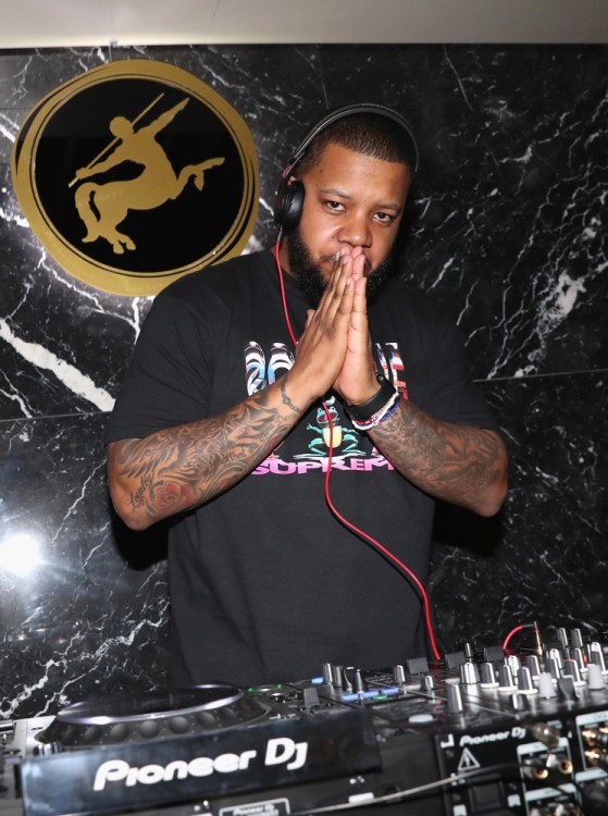 TORONTO, ON - JANUARY 9: DJ Meel attends Dwyane Wade's birthday party at Pick 6ix in Toronto on January 9, 2018. (Photo: Johnny Nunez/Getty)