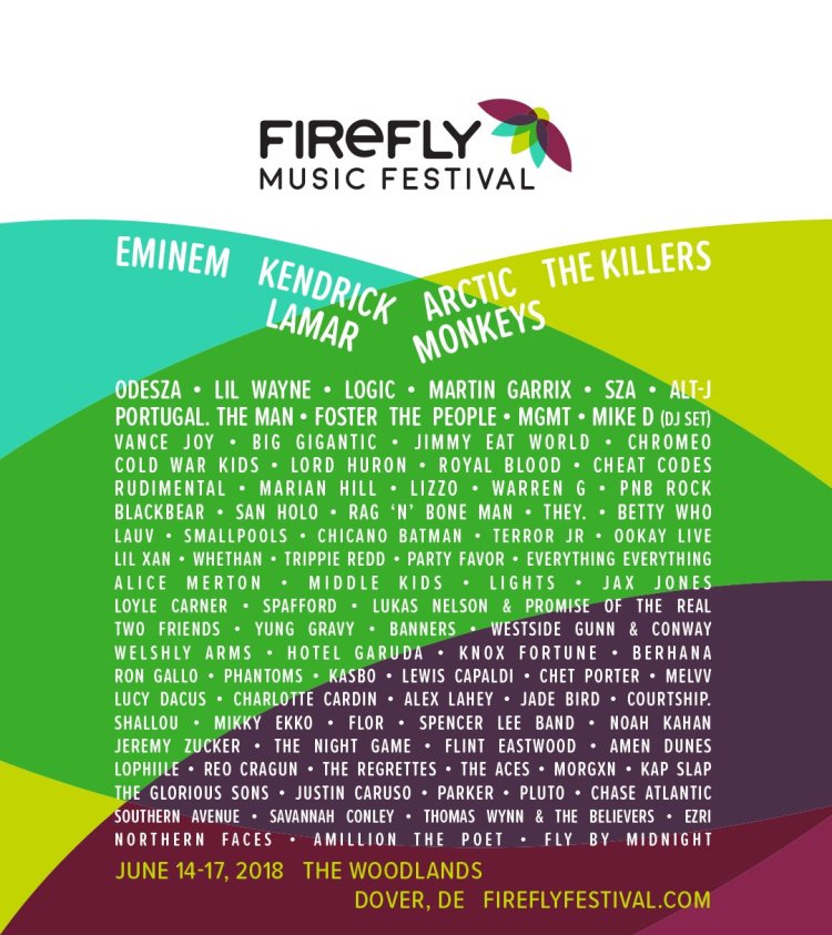 Firefly Festival Lineup 2018