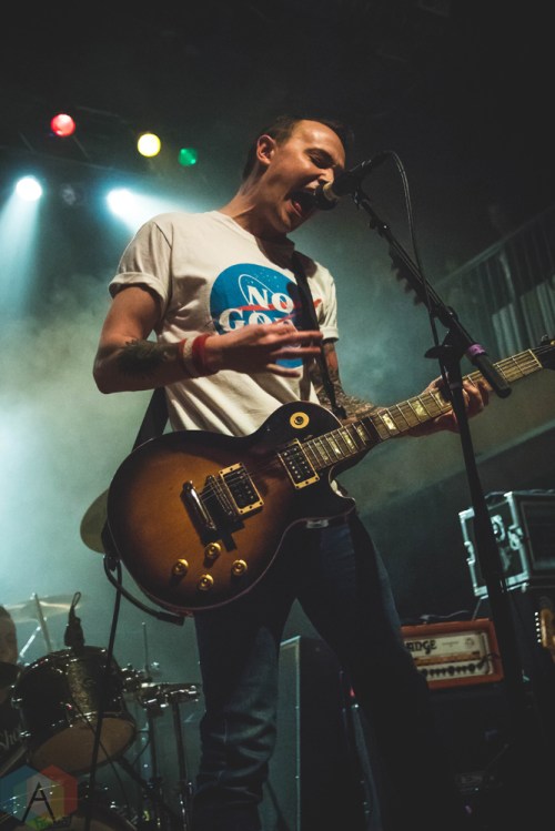 PONTIAC, MI - JANUARY 13: The Flatliners perform at Crofoot Ballroom in Pontiac, Michigan on January 13, 2017. (Photo: Rebekah Witt/Aesthetic Magazine)