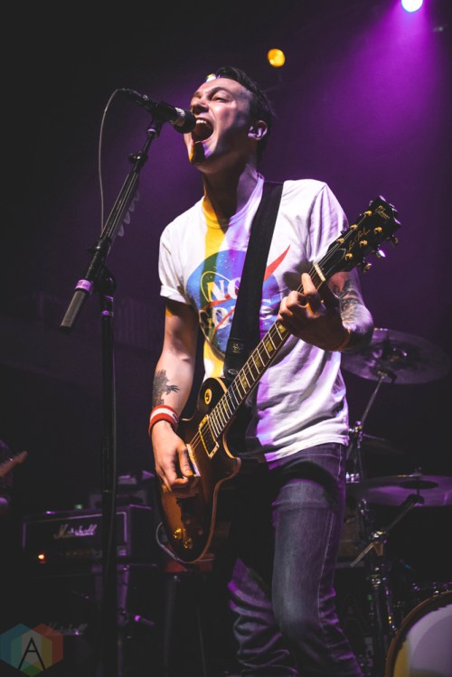 PONTIAC, MI - JANUARY 13: The Flatliners perform at Crofoot Ballroom in Pontiac, Michigan on January 13, 2017. (Photo: Rebekah Witt/Aesthetic Magazine)
