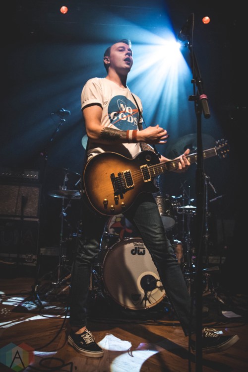 PONTIAC, MI - JANUARY 13: The Flatliners perform at Crofoot Ballroom in Pontiac, Michigan on January 13, 2017. (Photo: Rebekah Witt/Aesthetic Magazine)