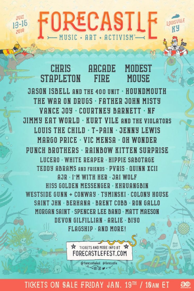 Forecastle 2018 Lineup