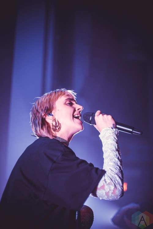 TORONTO, ON - JANUARY 29: MØ performs at Danforth Music Hall in Toronto on January 29, 2018. (Photo: Sarah McNeil/Aesthetic Magazine)
