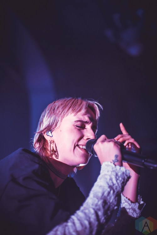TORONTO, ON - JANUARY 29: MØ performs at Danforth Music Hall in Toronto on January 29, 2018. (Photo: Sarah McNeil/Aesthetic Magazine)