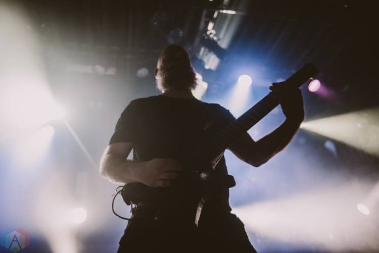 VANCOUVER, BC - JANUARY 23: Meshuggah performs at Commodore Ballroom in Vancouver on January 23, 2018. (Photo: Tim Nguyen/Aesthetic Magazine)
