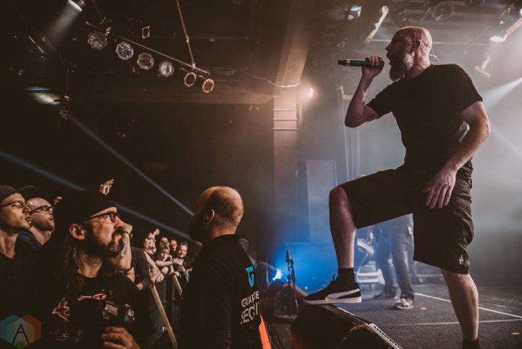 VANCOUVER, BC - JANUARY 23: Meshuggah performs at Commodore Ballroom in Vancouver on January 23, 2018. (Photo: Tim Nguyen/Aesthetic Magazine)