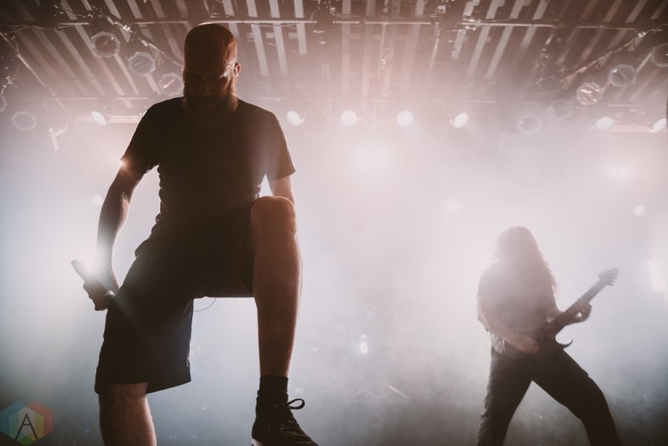 VANCOUVER, BC - JANUARY 23: Meshuggah performs at Commodore Ballroom in Vancouver on January 23, 2018. (Photo: Tim Nguyen/Aesthetic Magazine)