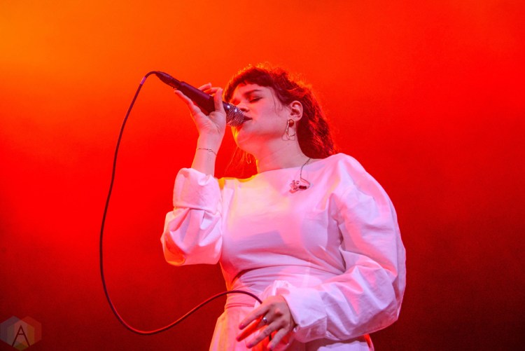 BROOKLYN, NY - JANUARY 23: Overcoats performs at Brooklyn Steel in Brooklyn, New York on January 23, 2018. (Photo: Alex Bear/Aesthetic Magazine)