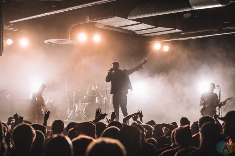 SACRAMENTO, CA - JANUARY 30: Silverstein performs at Ace of Spades in Sacramento, California on January 30, 2018. (Photo: Kyle Simmons/Aesthetic Magazine)