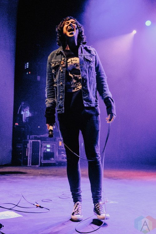 TORONTO, ON - JANUARY 26: Sleeping With Sirens performs at Danforth Music Hall in Toronto on January 26, 2018. (Photo: Francesca Ludikar/Aesthetic Magazine)