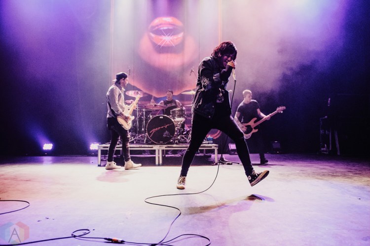 TORONTO, ON - JANUARY 26: Sleeping With Sirens performs at Danforth Music Hall in Toronto on January 26, 2018. (Photo: Francesca Ludikar/Aesthetic Magazine)