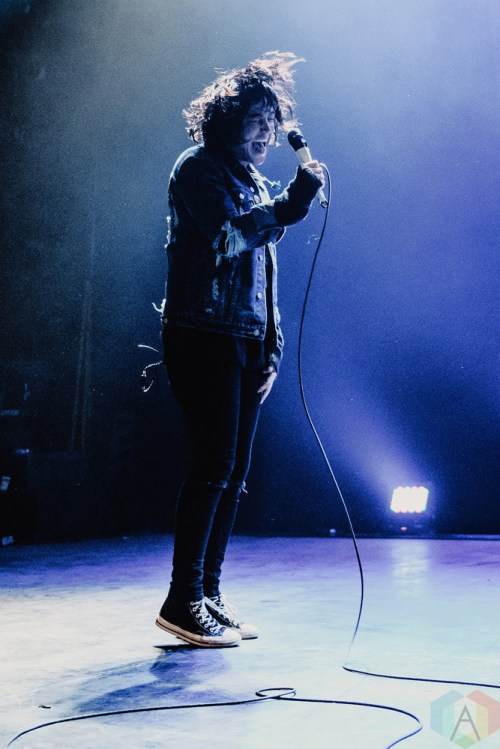 TORONTO, ON - JANUARY 26: Sleeping With Sirens performs at Danforth Music Hall in Toronto on January 26, 2018. (Photo: Francesca Ludikar/Aesthetic Magazine)